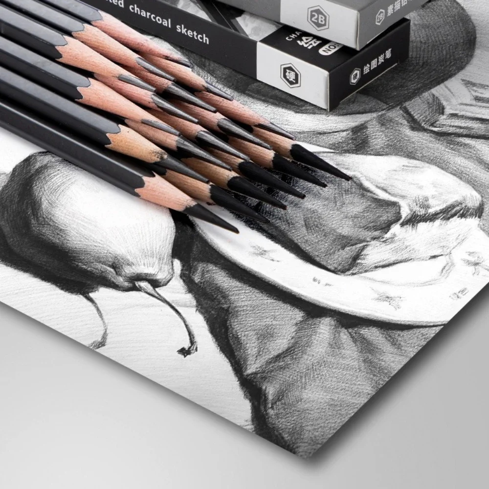 

36 Pcs Drawing Sketch Pencils Set, 2H-14B Full Range Soft Medium Hard, Art Supplies for Beginners, Back To School Kit