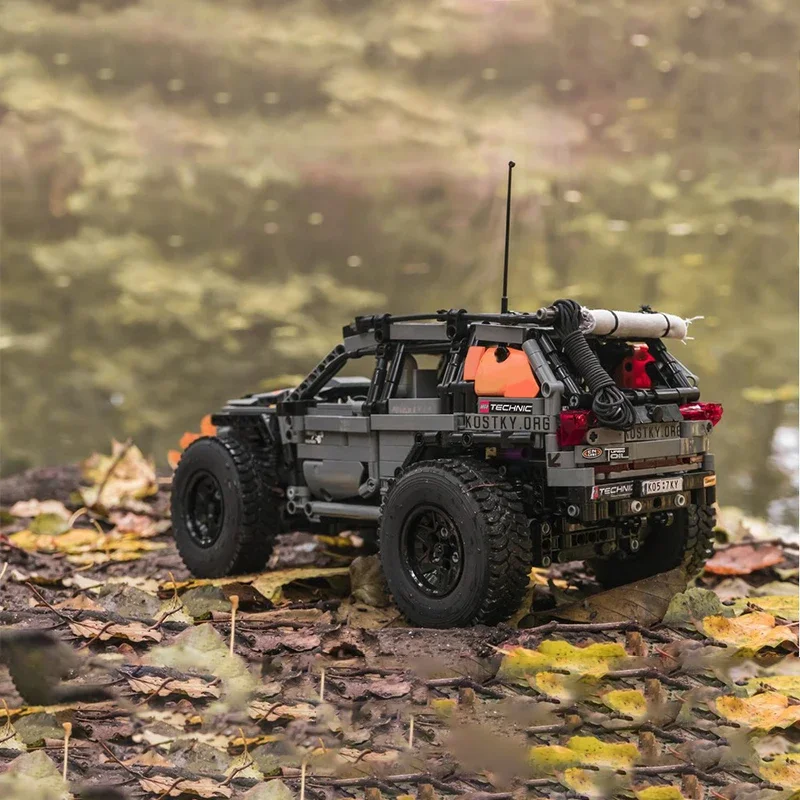 1242PCS MOC Adventure EXP SUV Offroader DIY Pädagogische Bausteine Spielzeug für Kinder Weihnachten Geburtstag Geschenk