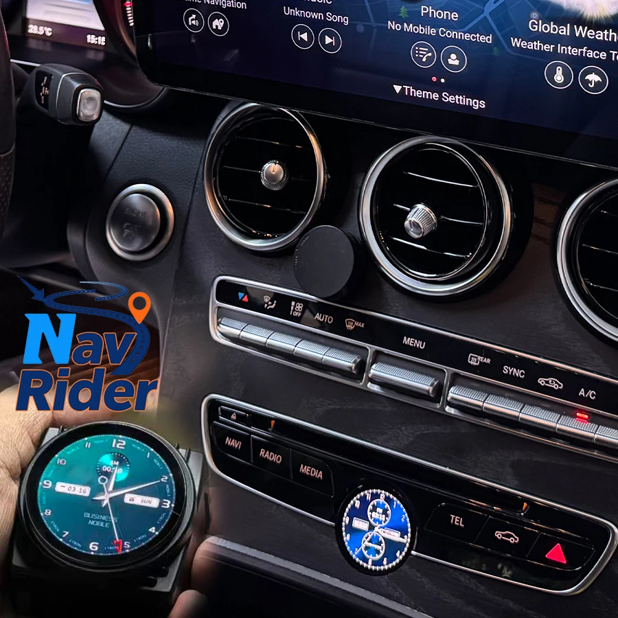 For Mercedes Benz C Class W205 E Class W213 S Class W222 G Class W463 CLS W219 Stopwatch Clock Interior Central Electronic Meter