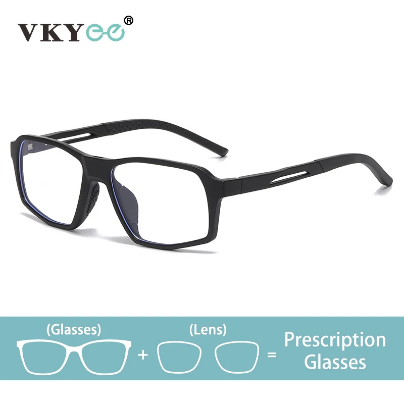 VICKY Simple Cycling Goggles Progressive Multifocal Photochromic Anti-Blue Light Eyewear Customizable Prescription 8561