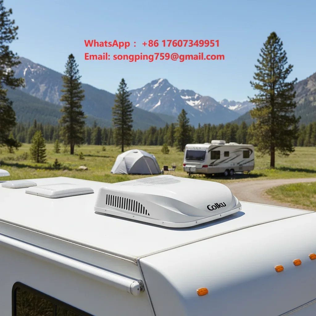 Colku GCB23A Rooftop Vehicle Battery Electric Automatic 12v Dc air Conditioner for Car RV Truck