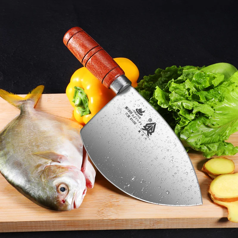 PLYS Fish Meat Processing Knife Stainless Steel Kitchen Knife Sharp Slicing Knife Japanese Fish Knife Special Knife