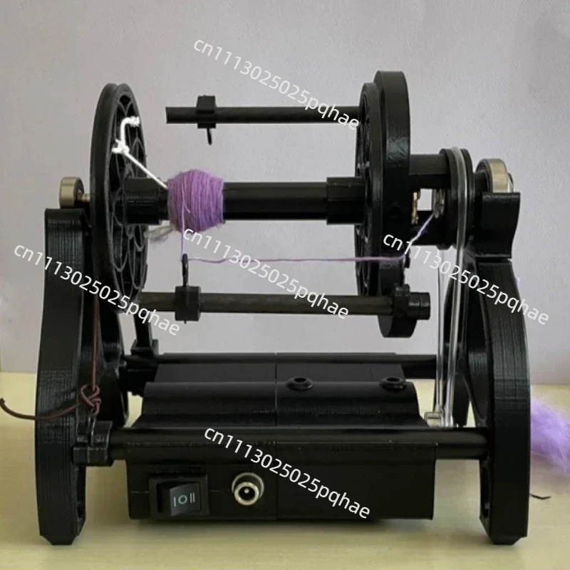 220V110V Electric Household Mini Spinning Wheel Wool Spinning Fiber Free Installation Adjustable Speed 12V
