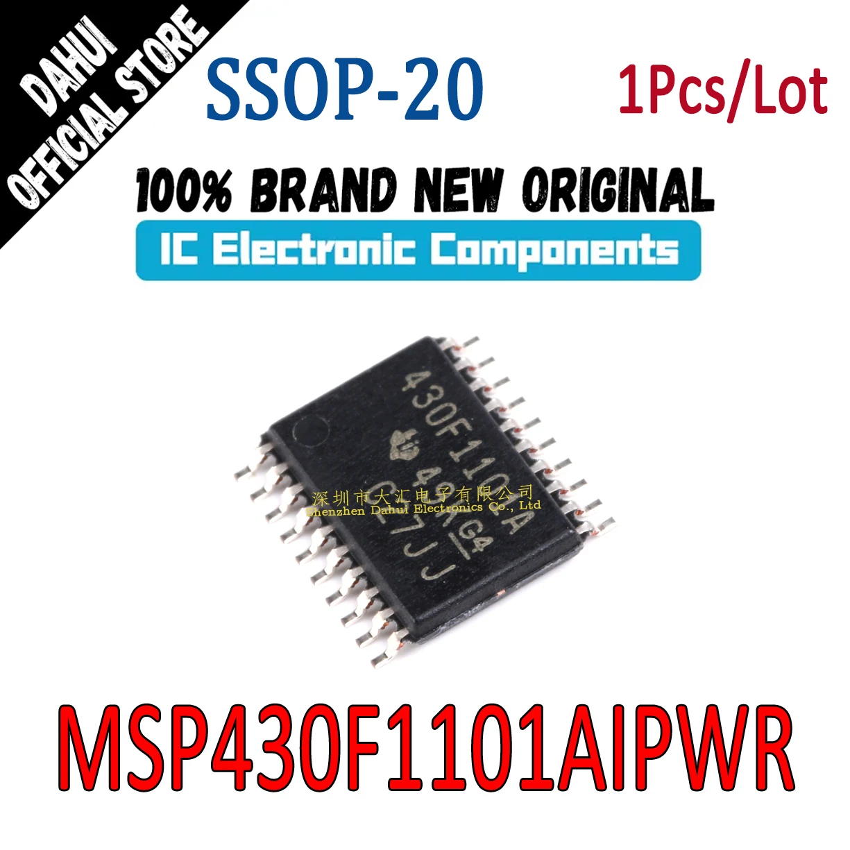 

MSP430F1101AIPWR 430F1101A MSP430F1101A TSSOP-20 Microcontroller chip IC new original