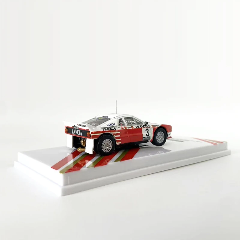 Tarmac nous-mêmes 1:64 Modèle de voiture Lancia 037, Van de rallye Haspengouw, Véhicule en alliage moulé sous pression