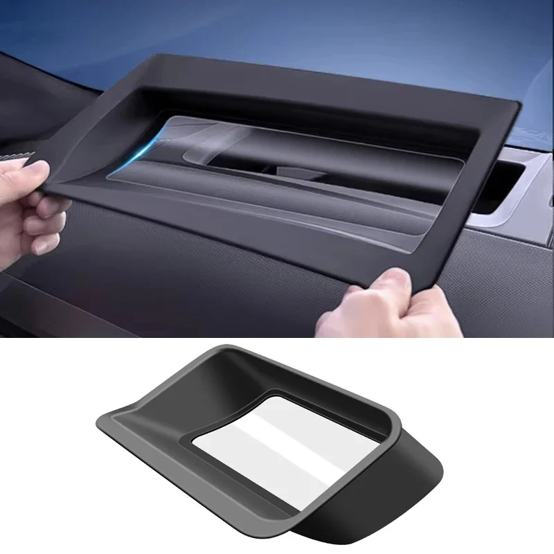 

Автомобильный защитный чехол для дисплея HUD, подходит для Nissan X-trail Qashqai 2023-2025, проекционный дисплей, светоотражающая рамка для экрана, лобовое стекло