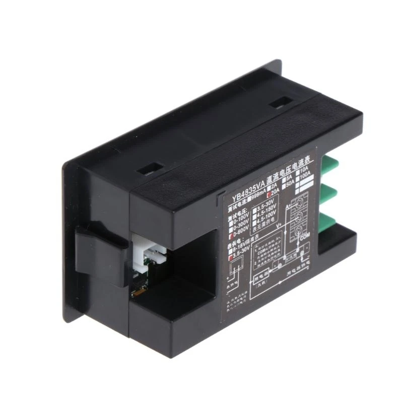 LCD الرقمية متر الفولتميتر مقياس التيار الكهربائي Ampe الطاقة كاشف الطاقة مقياس التيار الكهربائي التحويلة