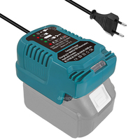 AC 12V/24V 100-240V Replacement for DC18RC Lithium Battery Mini Compact Car Charger for Makita 18V BL1830 BL1860 Li-ion Battery
