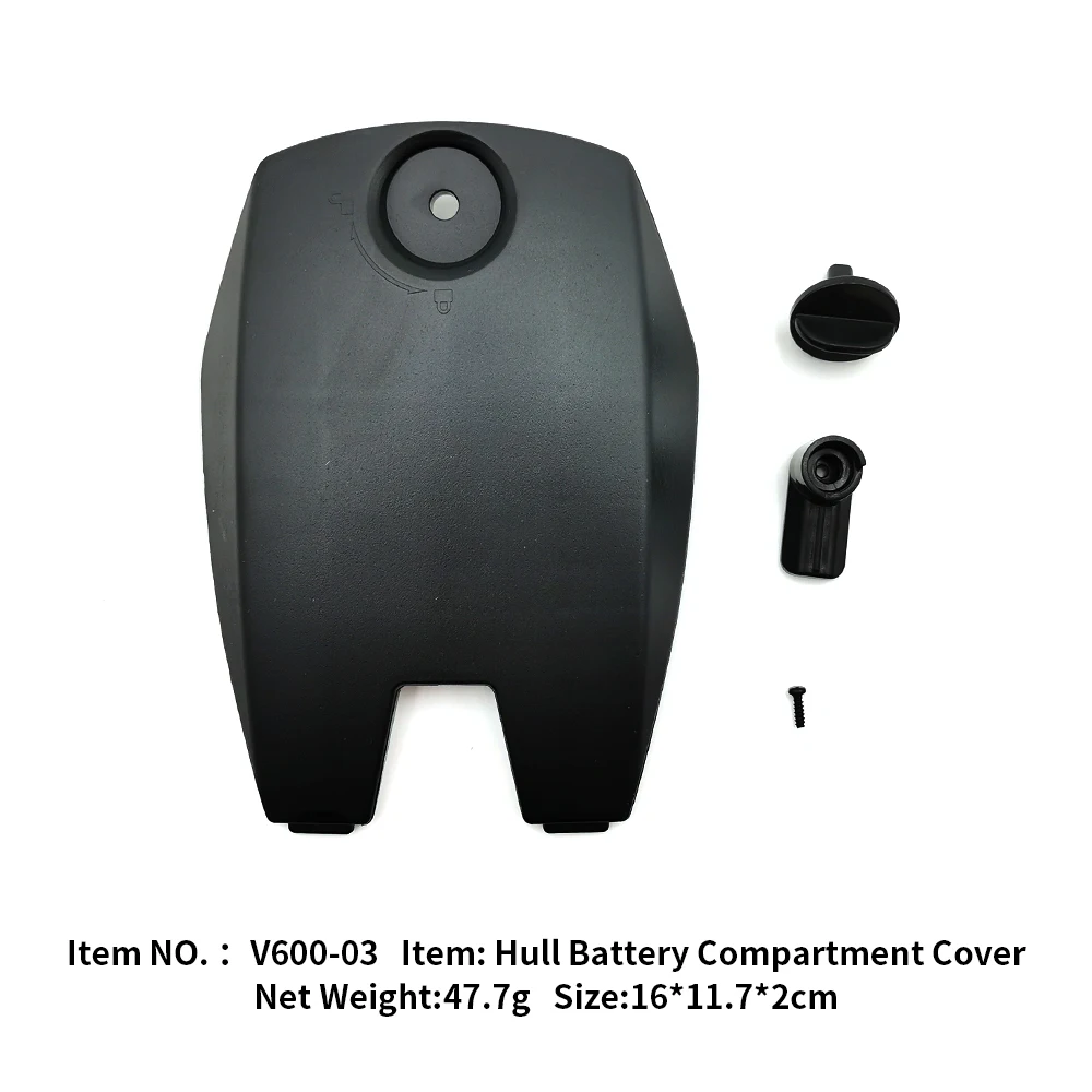 Flytec Official Original Spare Parts V600 Battery Compartment Cover For V600 Dual Hoppers Fishing Bait Boat