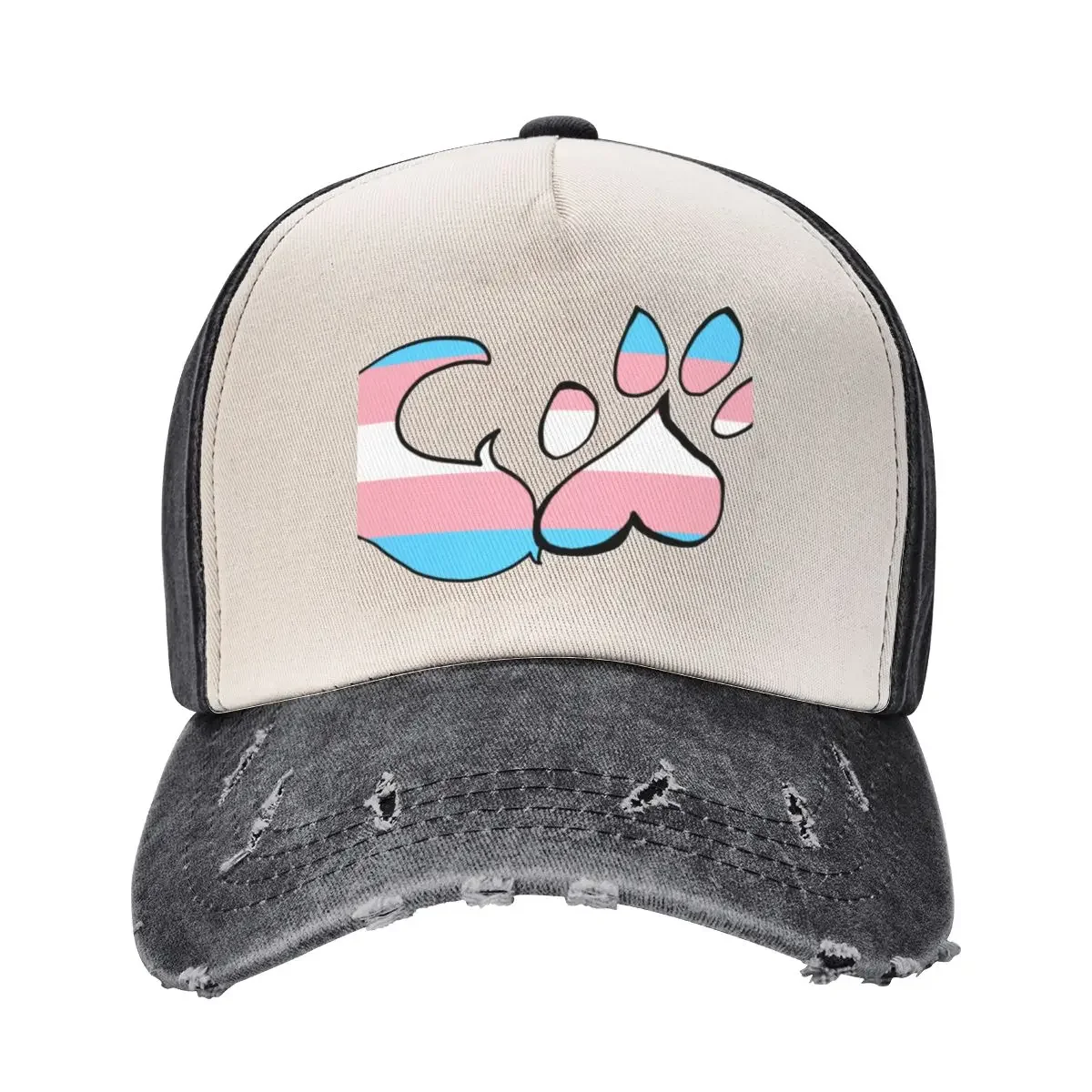 

Pride Paws and Tails - Trans Baseball Cap Mountaineering Uv Protection Solar Hat Beach |-F-| Women's Hats 2025 Men's