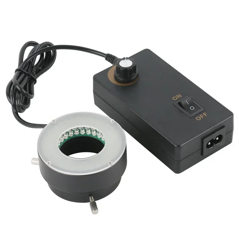 Adjustable Brightness 96 Lamp LED Ring Light Diameter 50MM Ring  For HDMI VGA USB Monocular Microscope Digital Video Camera