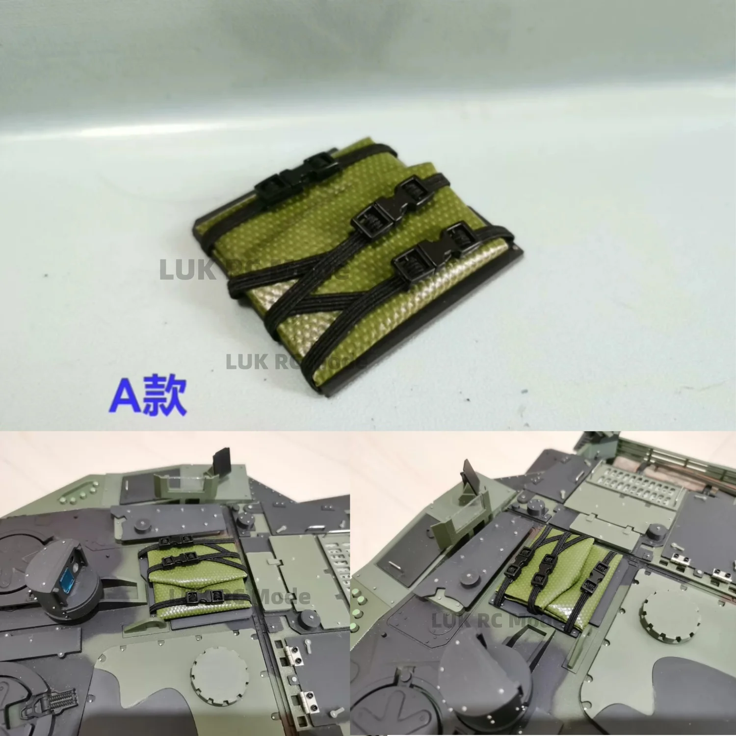 1/16 Leopard 2a6 a7v 2A7  Tank Model Upgrade Accessories Mood Waterproof Luggage Cover ClothDIY Model Parts Decorative Parts DIY