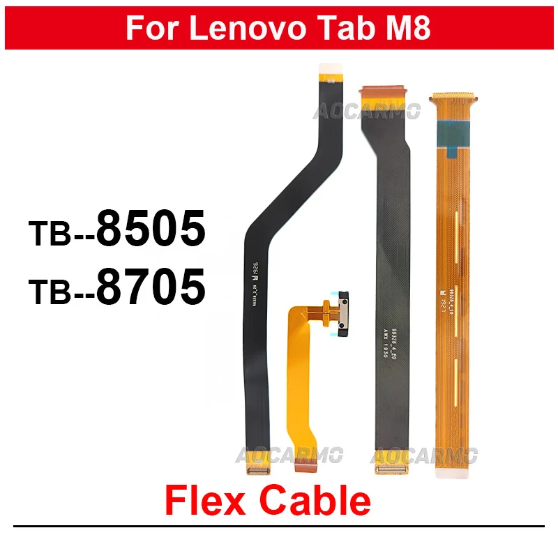 For Lenovo Tab M8 TB-8505 TB-8705 LCD Screen Connection Motherboard Mainboard Flex Cable And Keyboard Contact Flex Repair Parts