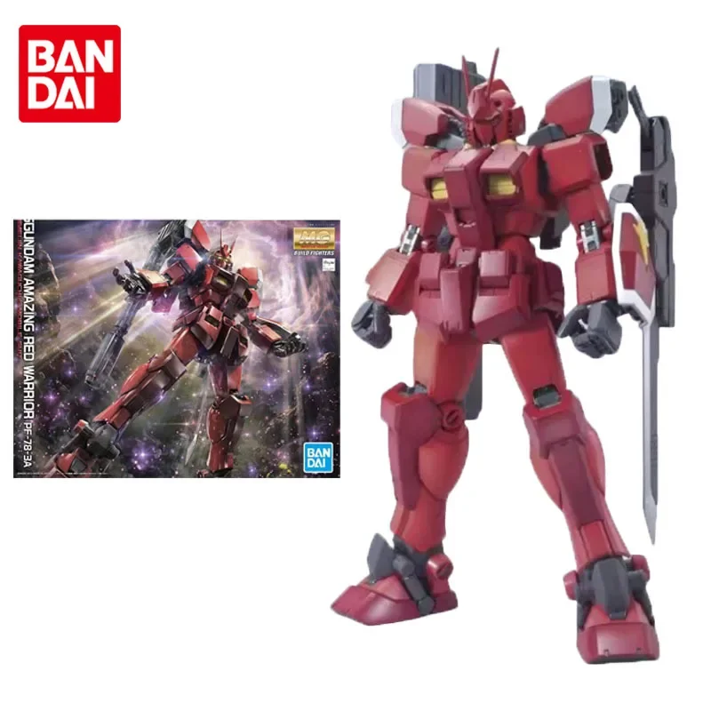 Bandai Gundam Model Kit Anime Figure MG 1/100 PF-78-3A Genuine Gunpla Model Anime Action Figure Collect Toys for Children