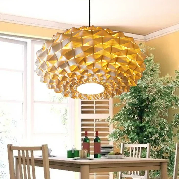 Natural eco-friendly bamboo pendant light lighting chinese style lamps e27 bulb lamp