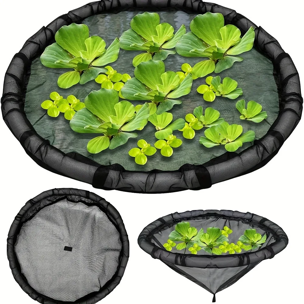 Round Floating Island Plant Protector, Pond Anti-fish Gnawing Floating Plant Isolation Board, Water Flower Floating Island