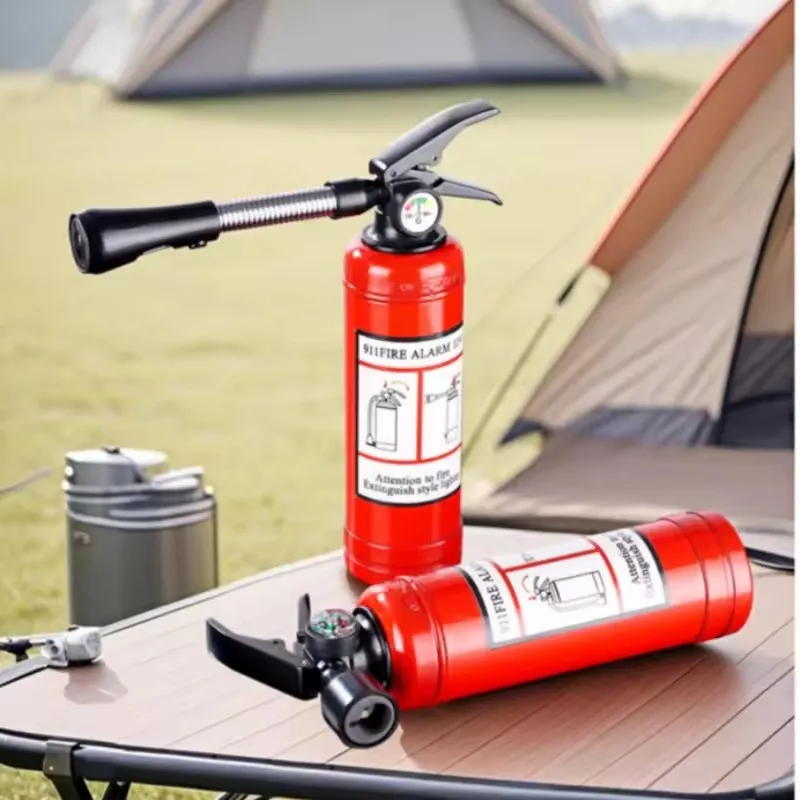 Metalen grote capaciteit buiten opblaasbare aansteker winddicht camping barbecue keuken sigarenaansteker turbo fakkel laspistool aansteker