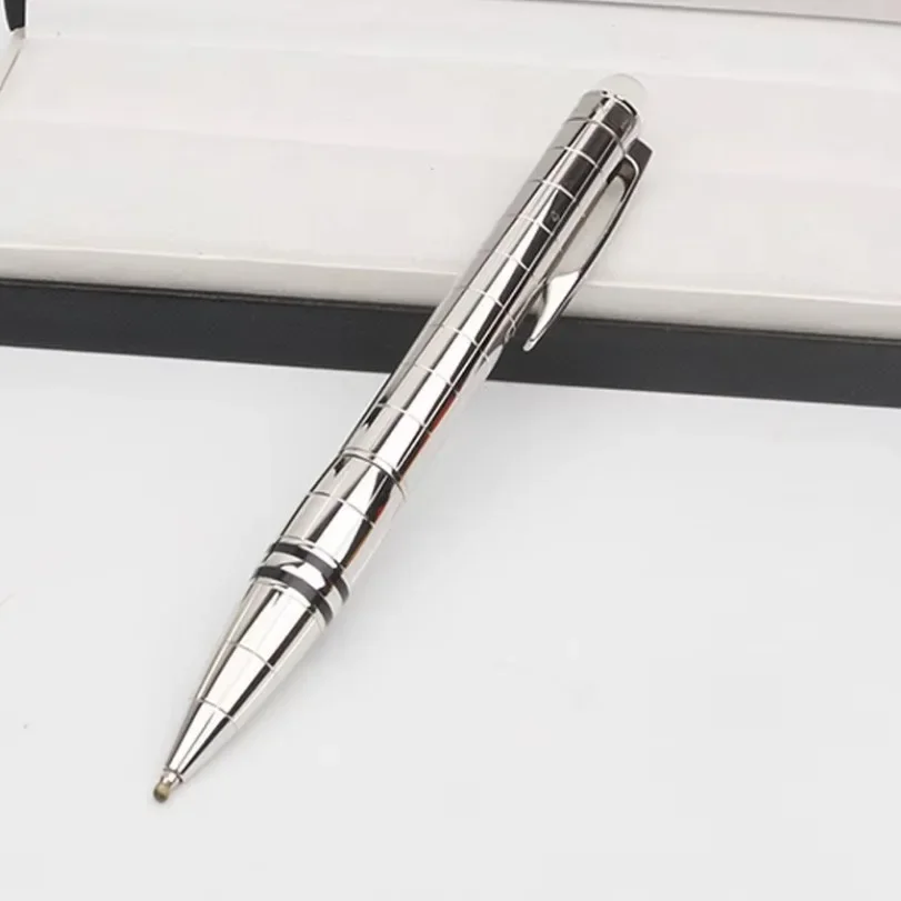 

New Limited Edition MB Pen Black Silver Crystal Star Ballpoint Pen Mechanical Pen Gel Pen Unique design Office Luxury Gift Pen