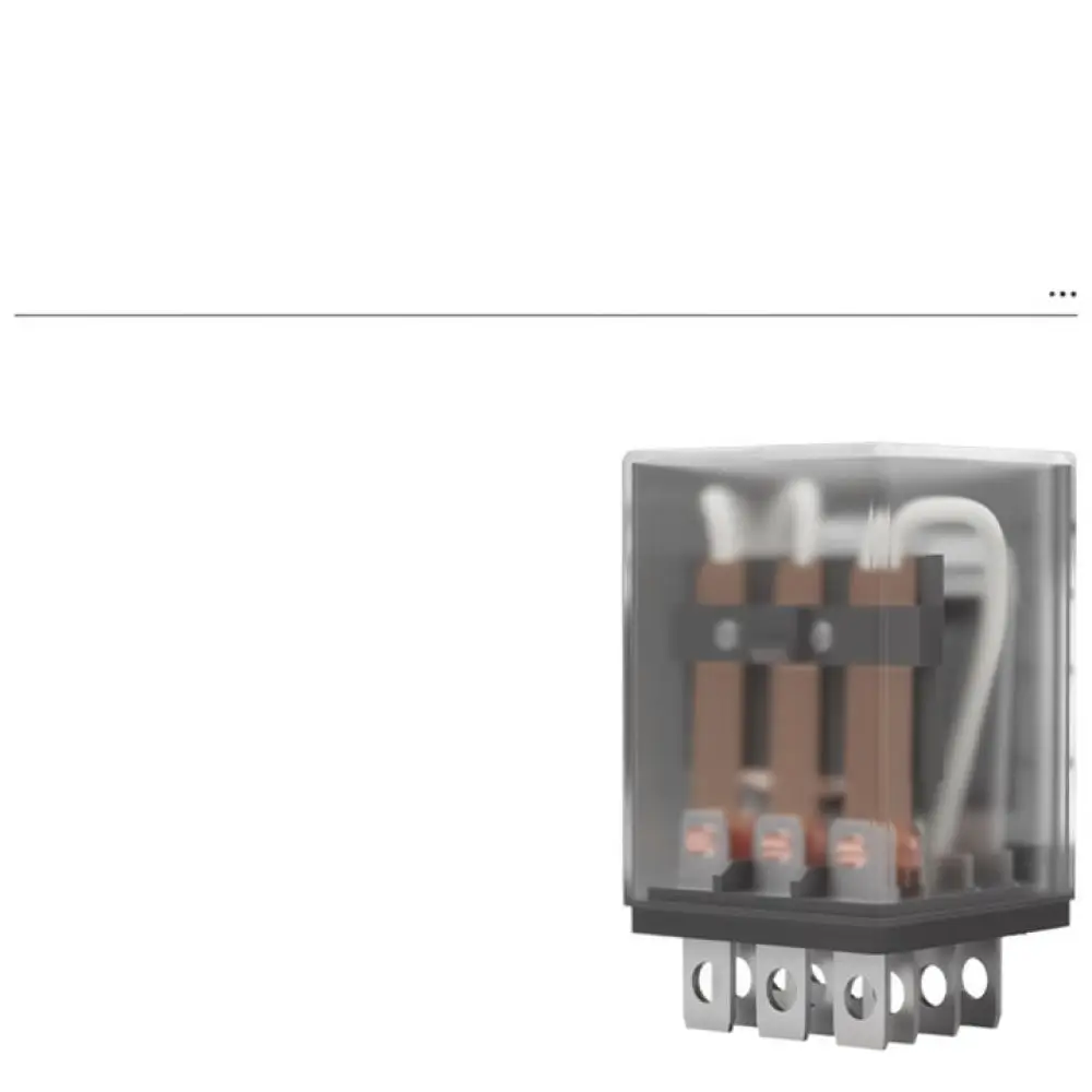 Industrial Electromagnetic Relay 30A 11 Pin Socket Base Electrical Control Device For Motor Circuit Load Management Maintenance