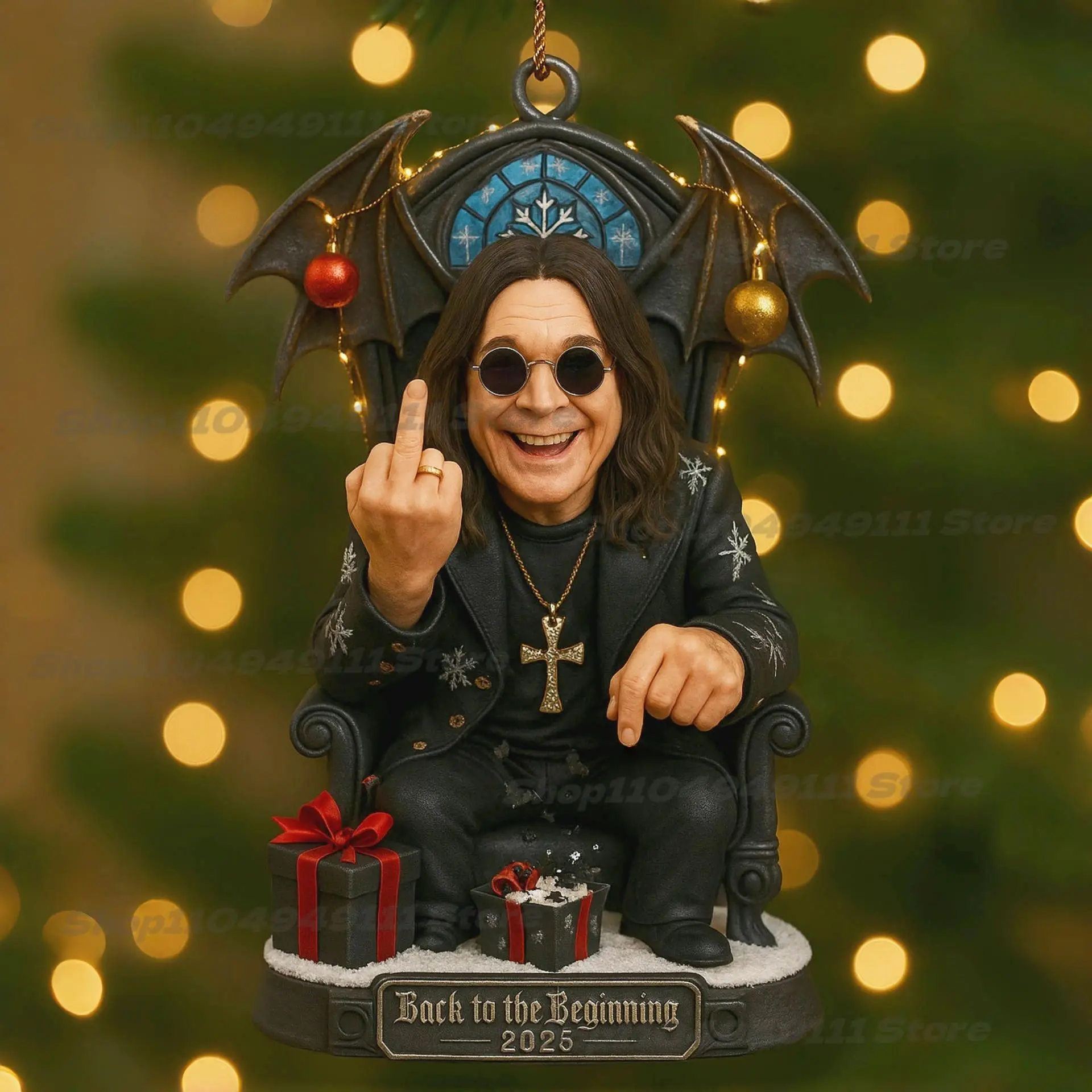 

New Hot Halloween Decoration Party Props Hanging Ozzy Osbourne Back to the Beginning Surrounding Scene Decoration Party Supplies