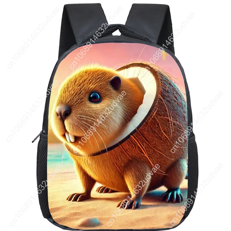 12inch Funny Italian Brainrot Children Backpack Tung Tung Tung Sahur School Bags for Boys Girl Kindergarten Bookbag Kids Mochila