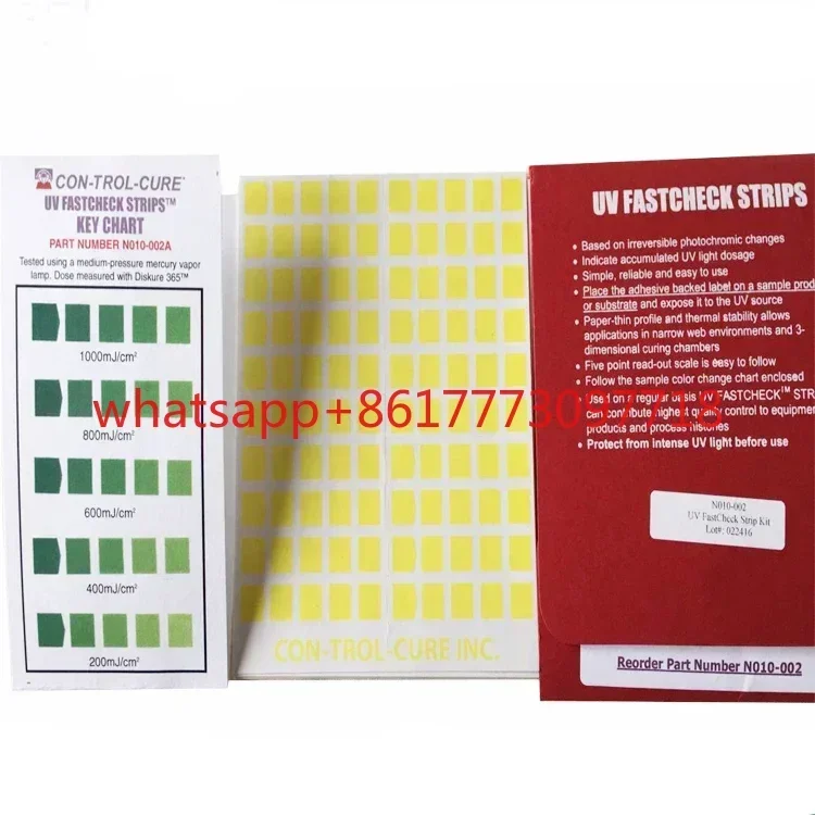 U-V test paper USA DESIGNUV test energy intensity test paper U-V intensity detection