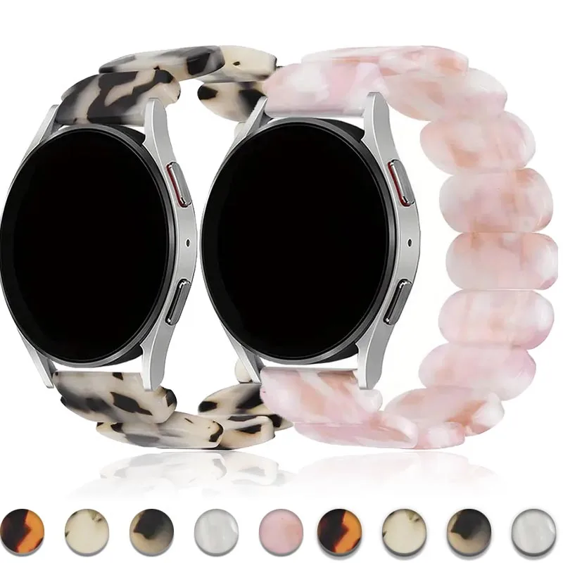 Pasek 20 mm/22 mm do zegarka Samsung Watch Band 7 6 5 4 FE 40 mm 44 mm 45 mm Bransoletka zamienna z żywicy do zegarka Samsung Watch Ultra 7 47 mm