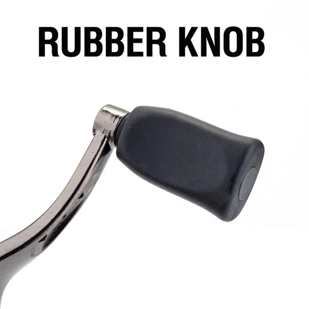 

Double Reel Fishing Reel Handle Light Weight Ergonomic Design Fishing Knob Grip Reusable Sturdy Rocker Spinning Reel Replacement