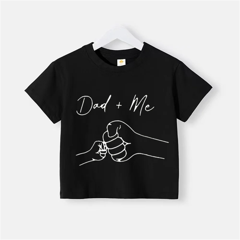 Summer Kids simple printed short sleeve top Baby baby cotton T-shirt Comfortable sports boys girls top cotton T-shirt top