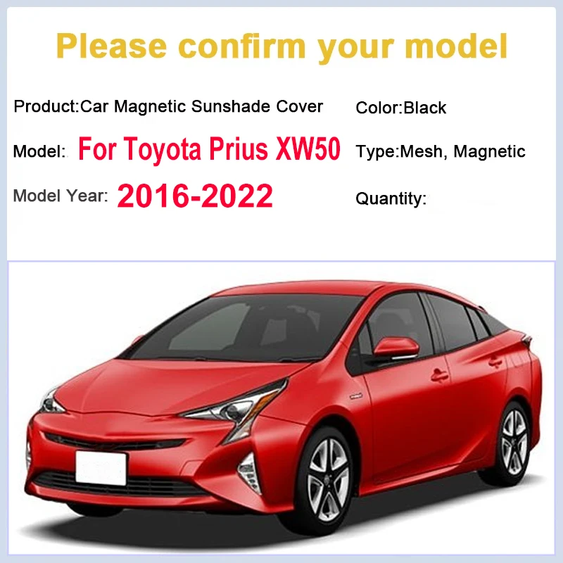 

Солнцезащитные шторки для Toyota Prius XW50 (MK4) 2016-2022: защита от УФ-излучения, теплоизоляция, шторка для конфиденциальности, автозапчасть