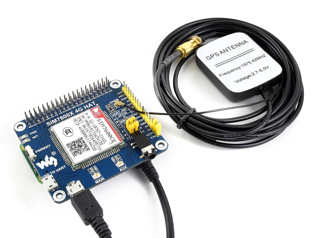 Raspberry Pi 4B/3B+/Zero/NVIDIA B01 SIM7600CE 4G communication Internet phone SMS module