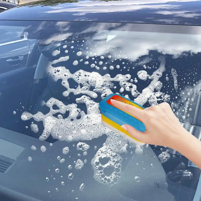 Car Oil Film Cleaning Brush 120ml Automotive Oil Film Remover Effective Car Glass Oil Film Cleaner Quick Car Windshield Cleaning