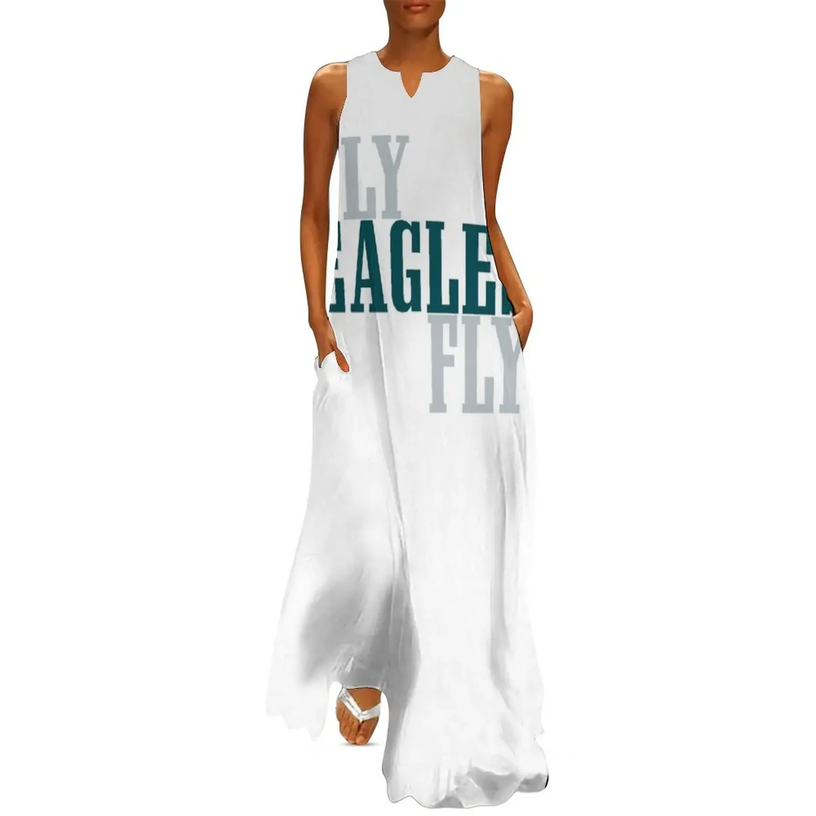 

FLY EAGLES FLY Long Dress summer dress woman 2024 trendy women clothing 2024 new arrivals