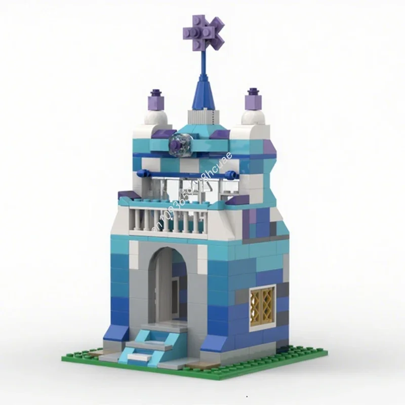 226pcs MOC Frozener Elsaes`s Castle Classic Building Blocks Festival Gift Adult Friendly DIY Assembly Kit Ideal For Creative