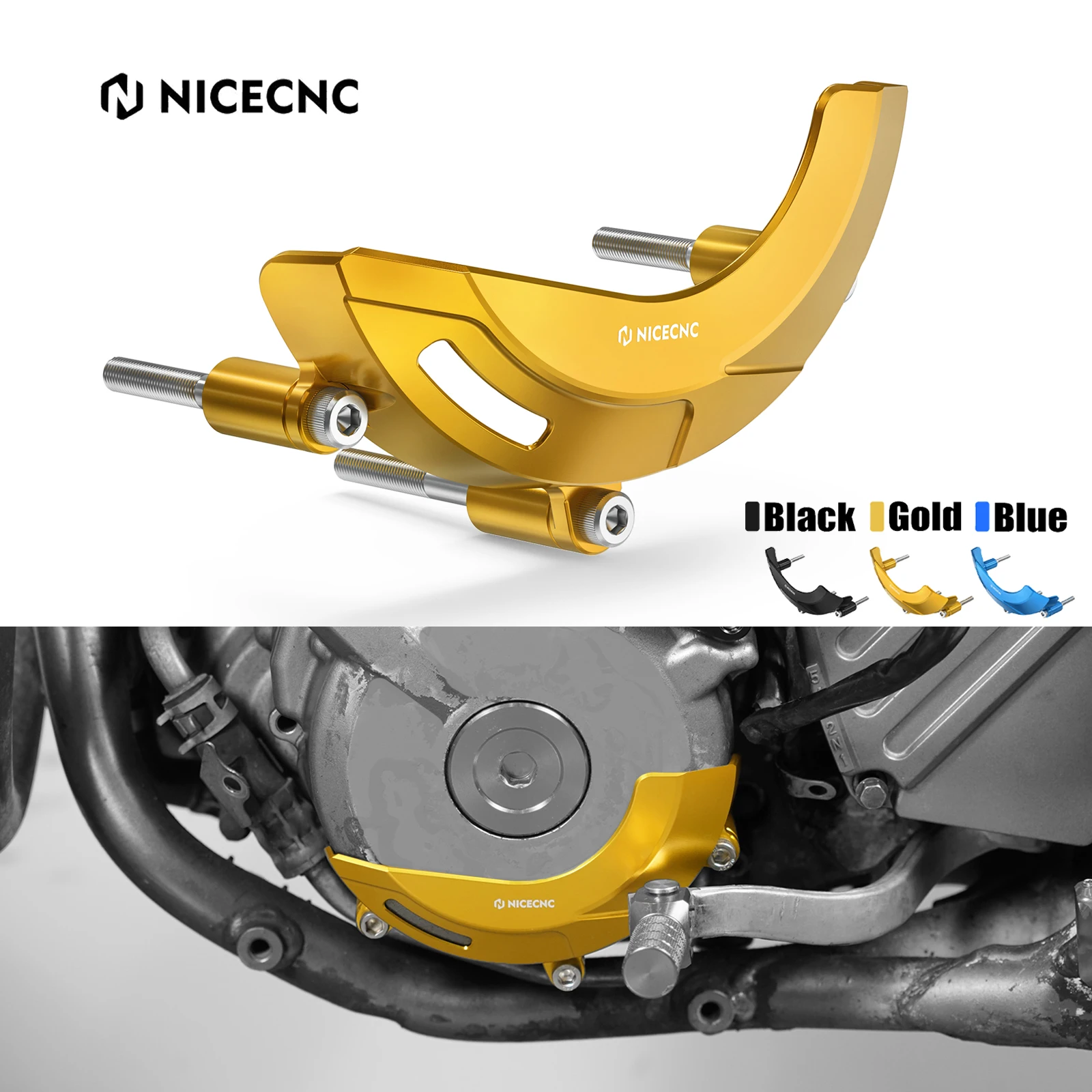 

NiceCNC For Suzuki DRZ 400SM 2005-2024 DRZ400S 2000-2024 2023 DR-Z 400S 400SM Motorcycle Ignition Stator Guard Motor Protector