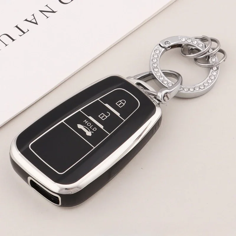 2 3 Button Tpu Car Remote Key Case Cover for Toyota CHR Camry Prius Land Cruiser Prado Furniture Corolla Yaris RAV4 Highlander