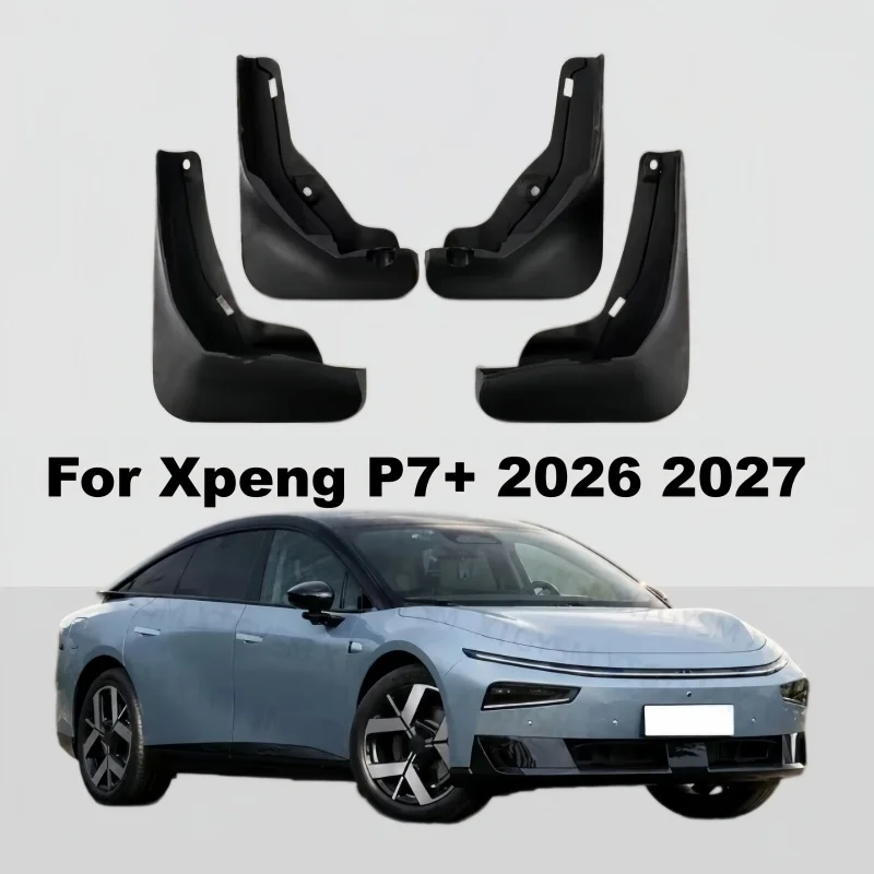 ABS Mudguards Splash Guards Mud Flaps Fenders Flap Guards Car Accessories For Xpeng P7+ 2026 2027 Front Rear Durable Auto Parts