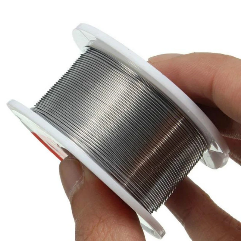 Imagem -02 - Fio de Solda de Núcleo de Resina de Chumbo para Faça Você Mesmo Solda Elétrica Rosin Núcleo Fio Rolo Casa Escritório Hobby Modelagem 60 40