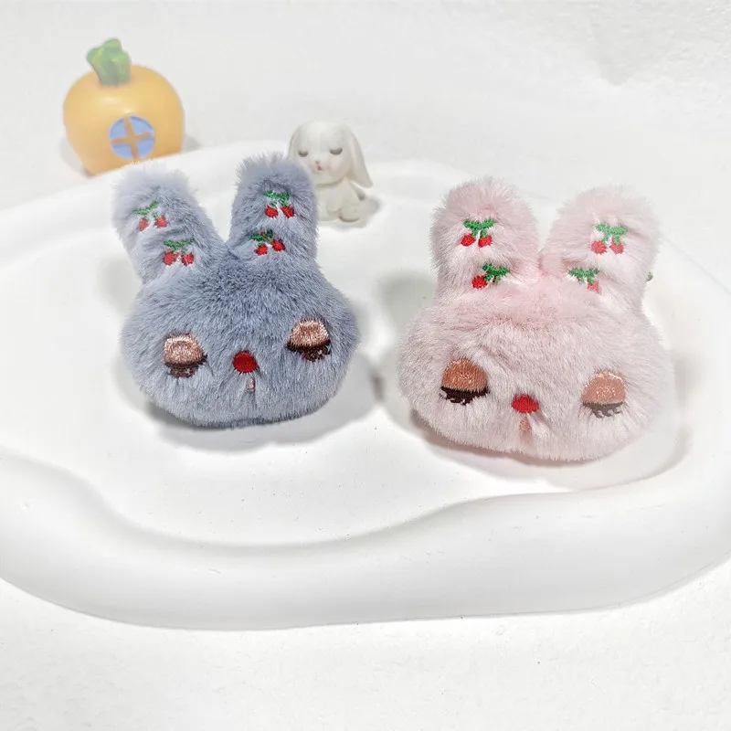 10Pcs 5.5*5.5cm sweet rabbit dolls Applique for DIY Clothes Hat Headwear Patch Sewing Crafts Gloves Socks Decoration