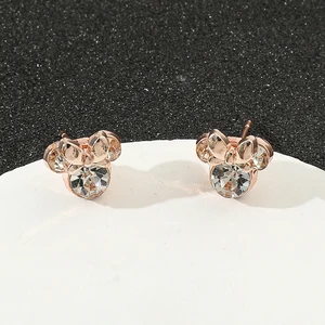 여자를위한 디즈니 만화 미키 마우스 이어링 10 최고의 판매 Donald Duck Earrings -№2