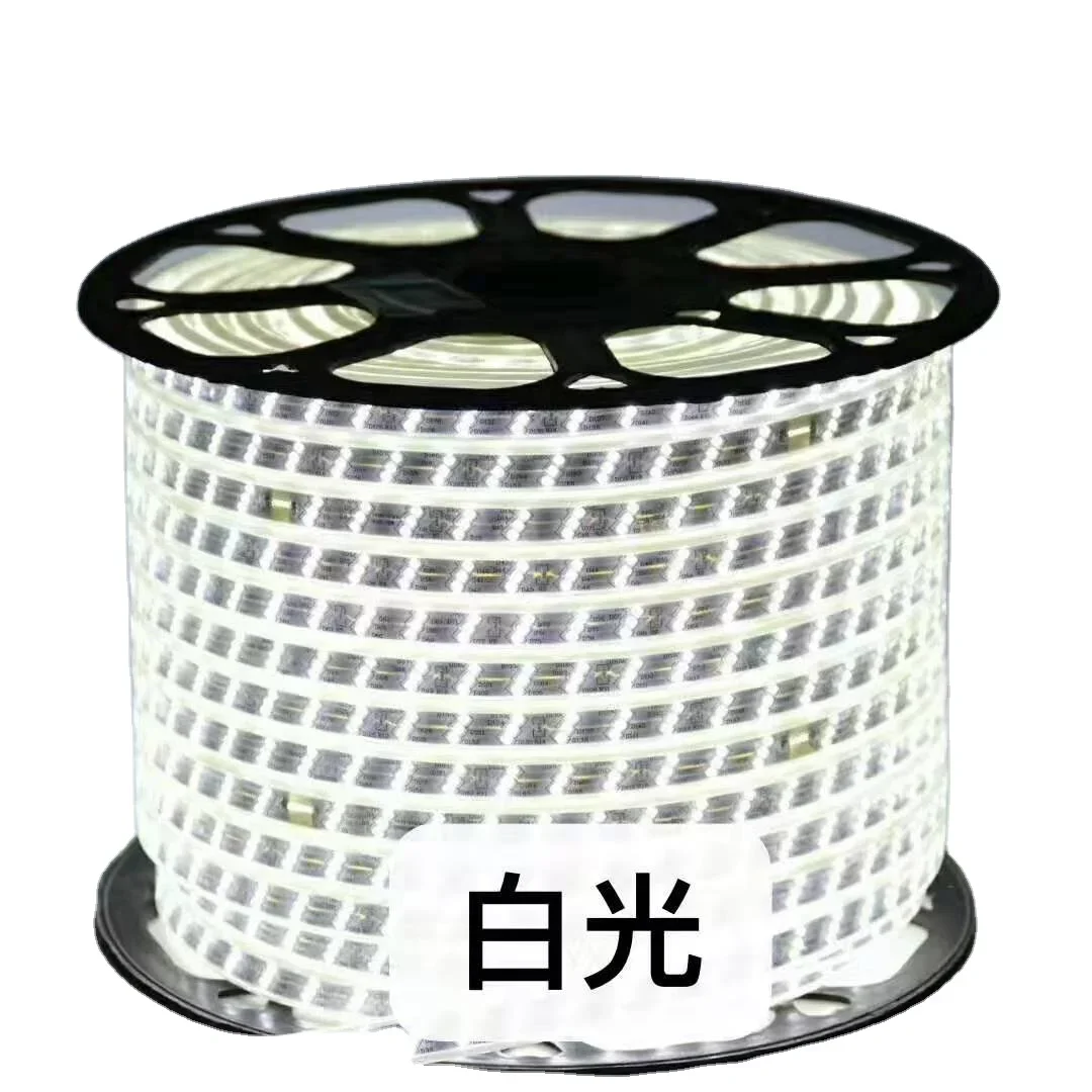 

High lumen outdoor indoor Rope Light LED 220V 3 lines warm white Waterproof Christmas Flexible Strip Lights LED Rope Light
