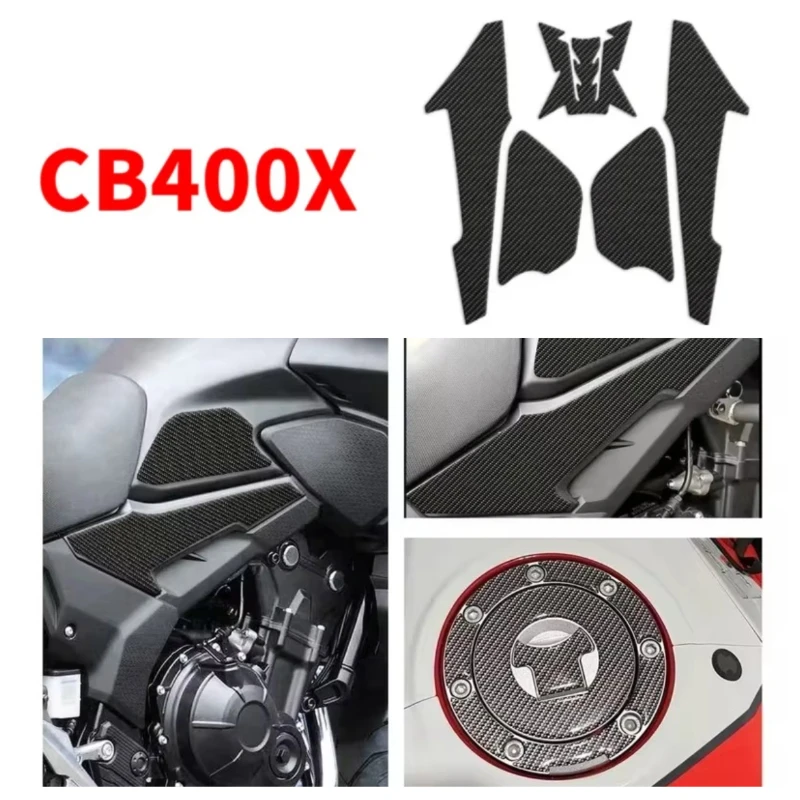 Motorcycle Fuel Tank Pads Knee Protector Anti-Slip Sticker Accessories for HONDA CB400X CB500X CB 400 CB 500X