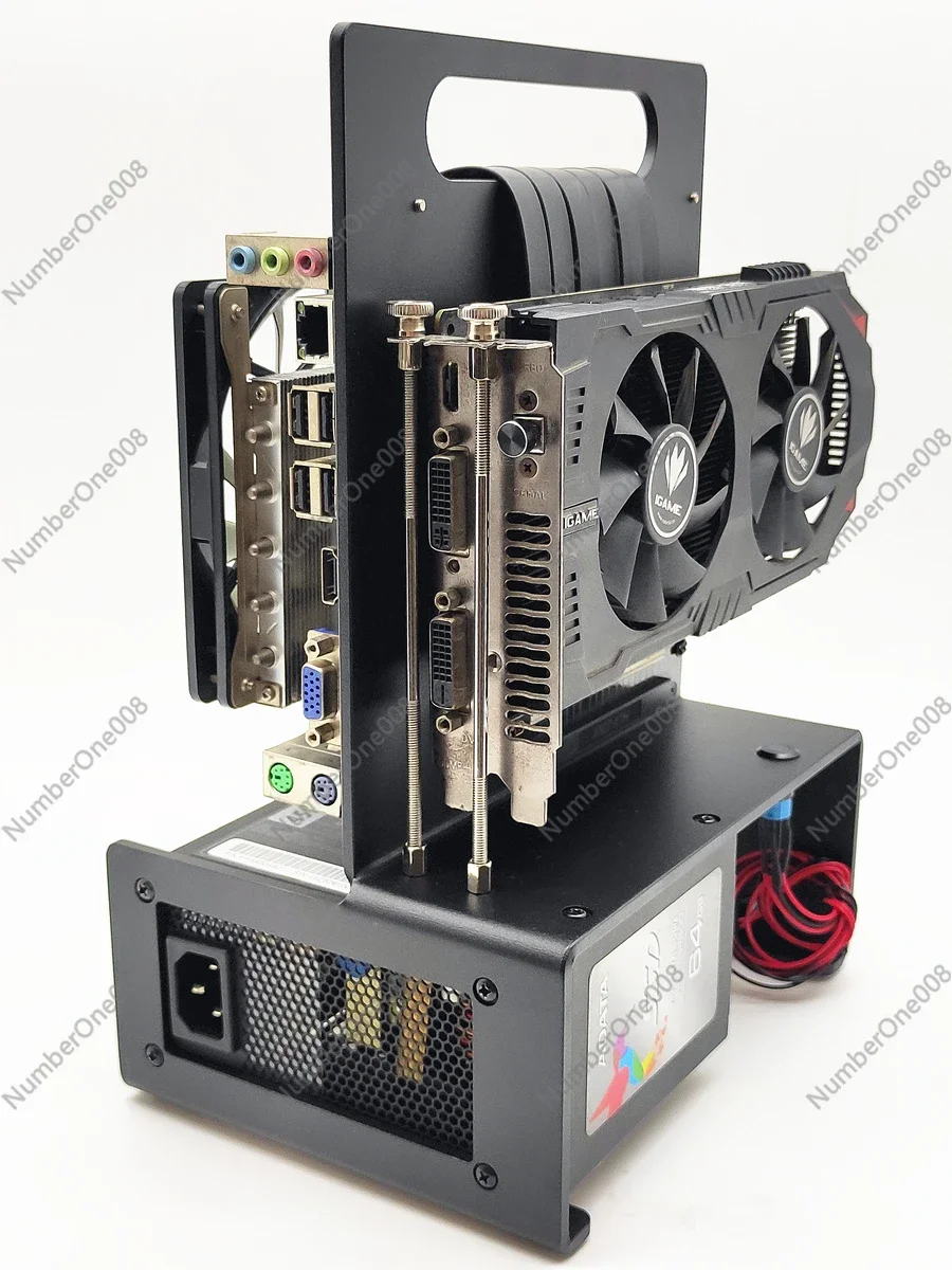 

JXK Mechanical Cool J2 Personality Open Itx Computer Case All Aluminum Special-shaped Mini Mini Cooling Vertical