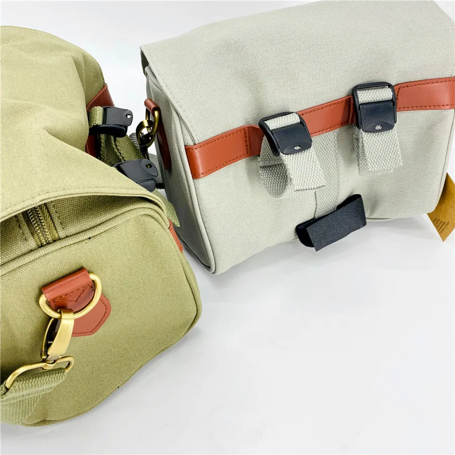 Bicycle Handlebar Bags For Birdy Folding Bike Bya412 k3 Retro Bicycle Waterproof Single Shoulder Bag Cycling Storage Bags