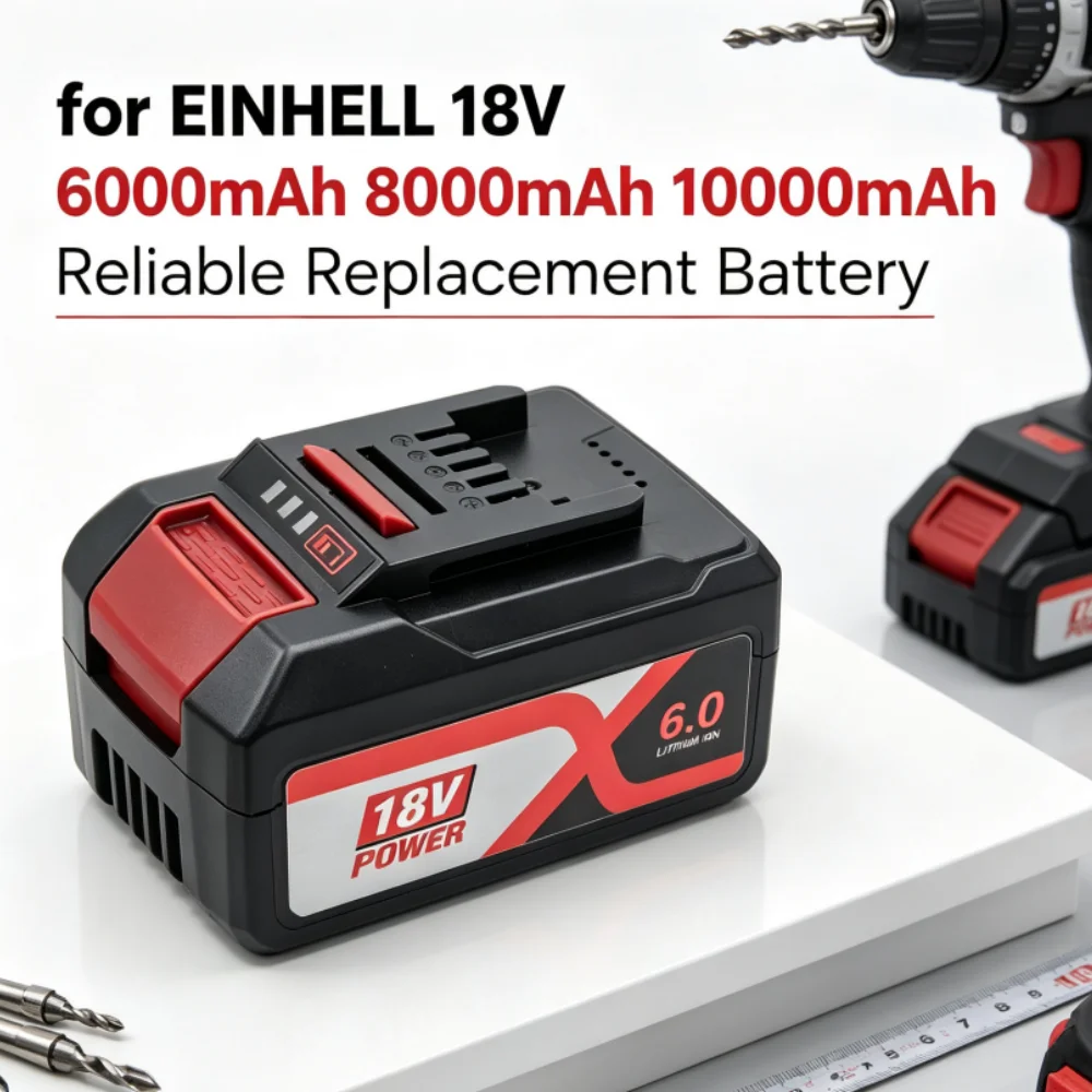 18V PXC1830 6.0Ah Replacement Battery for EINHELL Power X-change Full Range 18V Li-ion Power Tools 4511396 4511437