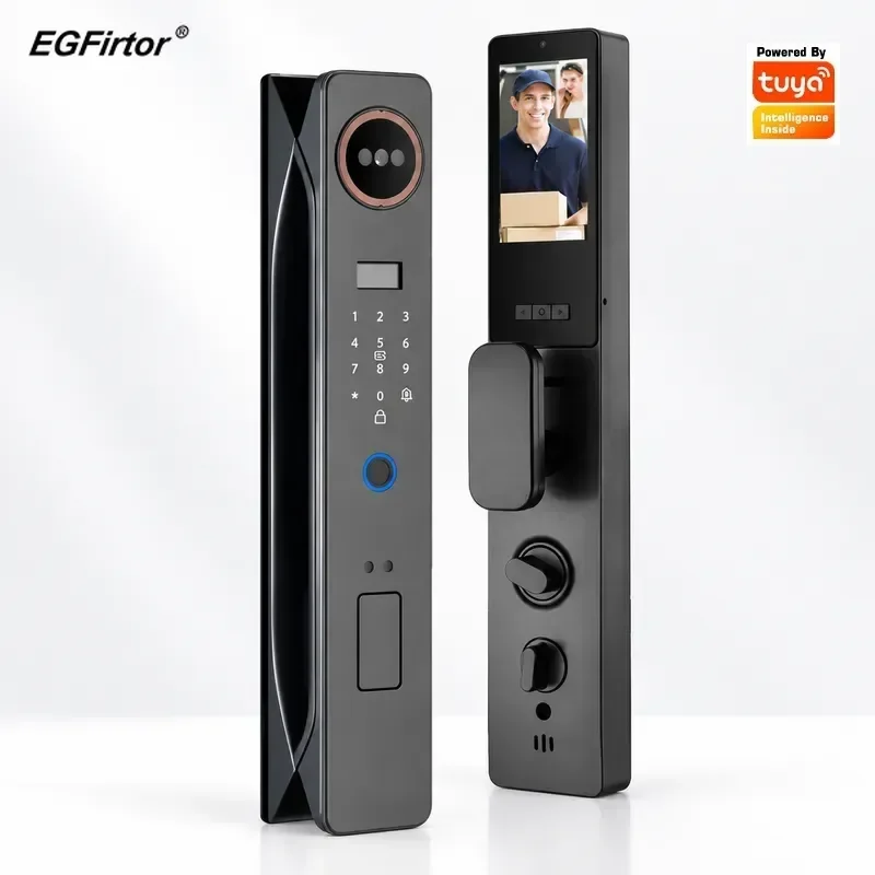 Password Based Door Lock System 3D Facial Recognition Fingerprint Lock Household Door Electronic Smart Lock