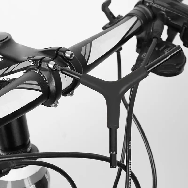 652F 4/5/6mm 산악 자전거 스패너 Y 자형 육각 렌치 다기능 3 방향 자전거 수리 유지 보수 도구 블랙