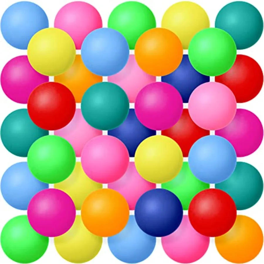 

300 Pack 2.4g 40 mm Table Tennis Balls Bouncy Party Decoration Entertainment Plastic Table Tennis Balls for Games Arts Sports A