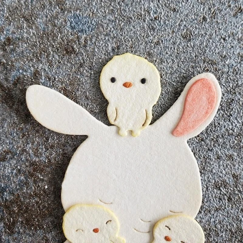 Bunnies Die Cut Scrapbooking Cutting Dies Templates For Scrapbooking Journal Packaging Photo Album high quality