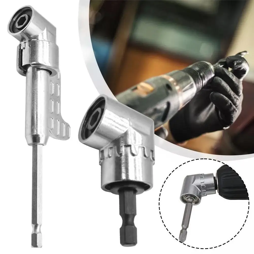 105 Degree Turning Screwdriver Joint Electric Drill Corner Attachment Extension Socket Screwdriver Head Tool